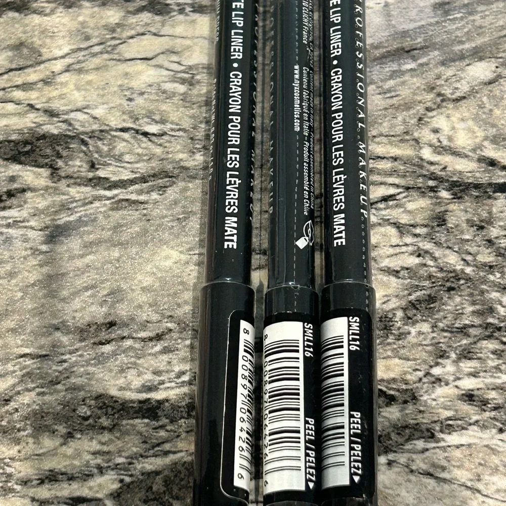 Lot of 3 NYX Professional Matte Lip Liner Little Denim Dress